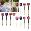 Soft Tip Darts Set with 50 Dart Tips 12 Flights Shafts Barrels Easy To Replace Darts Plastic Tip for Electronic Dart Board