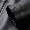 KAISER Men's Lambskin Stand-Collar Leather Jacket KS81385
