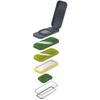 Joseph Joseph Compact Multi-Prep 4-in-1 Kitchen Accessory Set for Chopping, Grating, and Slicing