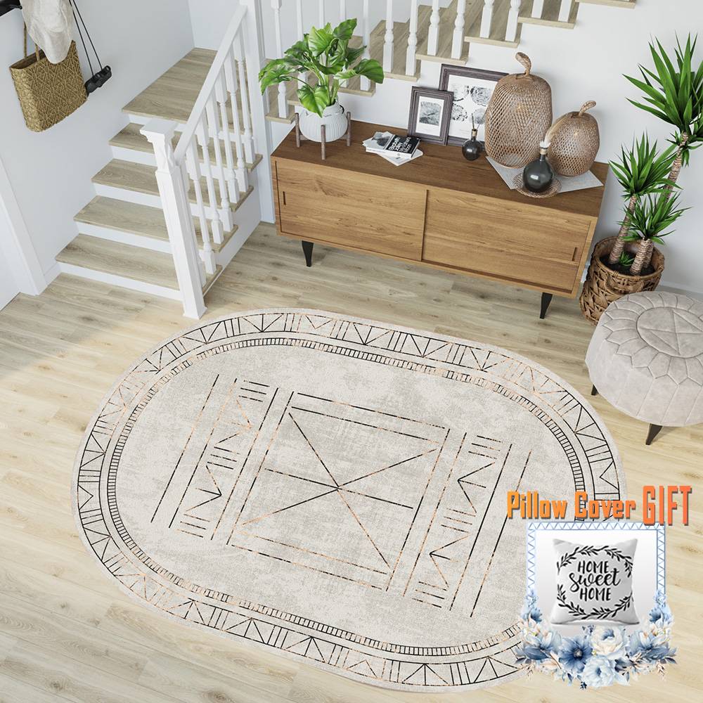 

Mosimoso Home RC1725 Ковер с кожаной подошвой и цифровой печатью