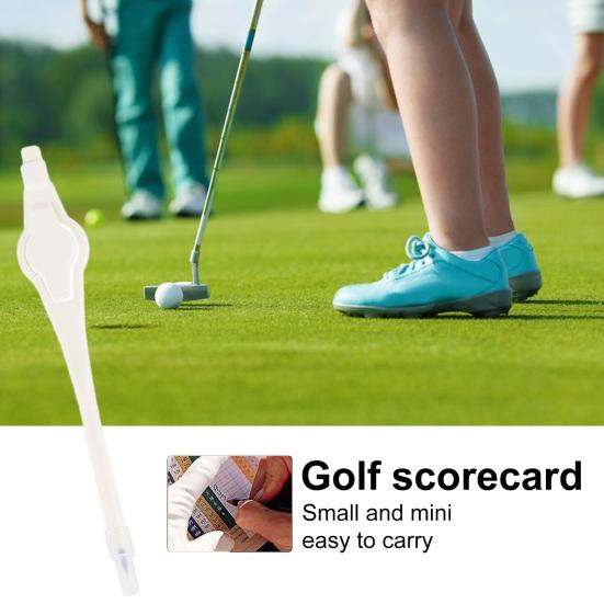 10Pcs Plastic Golf Scoring Pens Wear Resistant Bright Color Lightweight Portable Golf