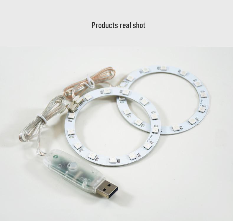 PS5 Slim Digital Edition Console Colorful Decorative Light Ring