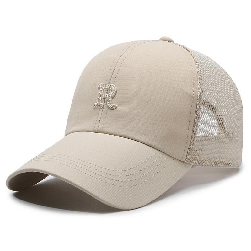 Spring and summer breathable baseball cap light and thin mesh cap R standard cap men's and women's outdoor visor fishing cap