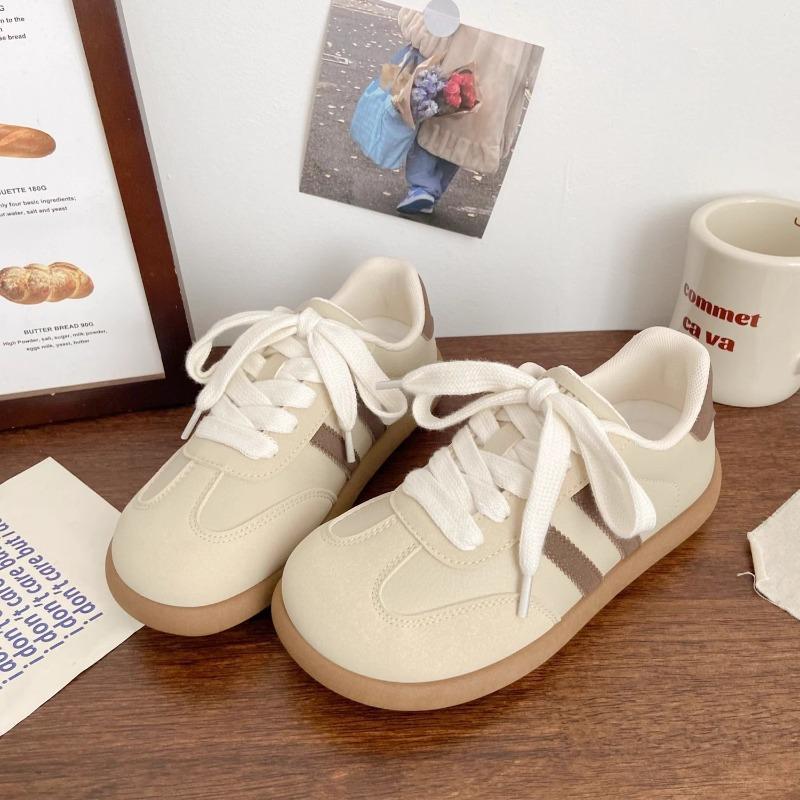 Ugly Cute Board Shoes Women's Big Head Autumn New Niche Versatile Student Sports Little White Shoes