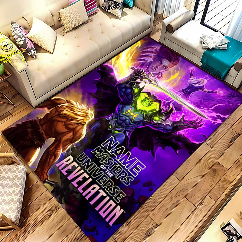 Tappeto Personalizzato He-Man e i Padroni dell'Universo - Perfetto per Cucina, Bagno, Lavanderia Disponibile in Taglia Grande, Regalo Al