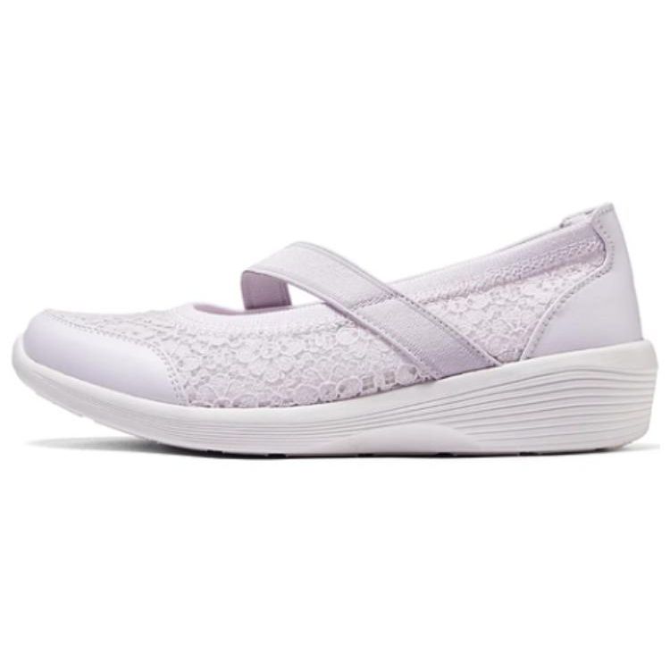 Skechers Modern Comfort Fabric Synthetic Leather Comfortable Versatile Shock Absorbing Wear Resistant Breathable Low Top Casual Shoes 158763-LAV 35
