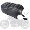 WOWTK Passenger Pillion Seat for Sportster Iron 883 XL883N Black 2016-2022 Models,