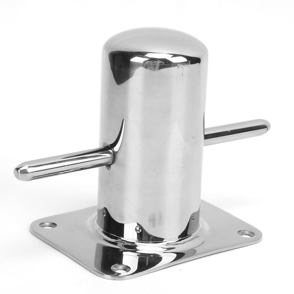 316 Stainless Steel Single Mooring Bitt Heavy Duty   Bollard Cleat Marine Hardware Accessories