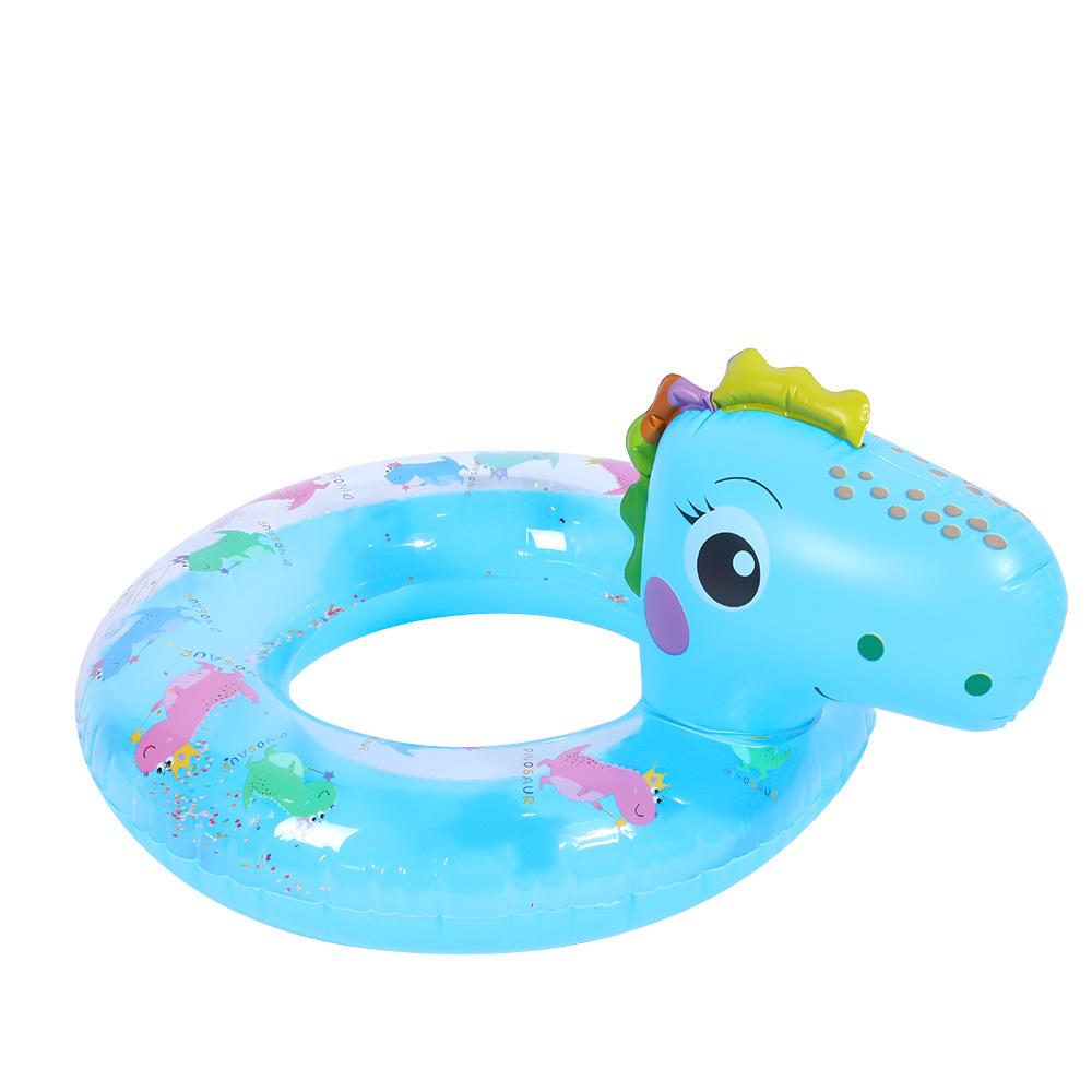 Cartoon Anti-Rollover Thickened PVC Underarm Swimming Ring for Kids - Eco-Friendly and Safe Lifebuoy