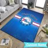 Custom Name76ers Basketball Team Carpet, Indoor Rug, Chair Rug, Living Rooms, Doormat Made From Polyester Home Decor Birthday Christmas Gifts