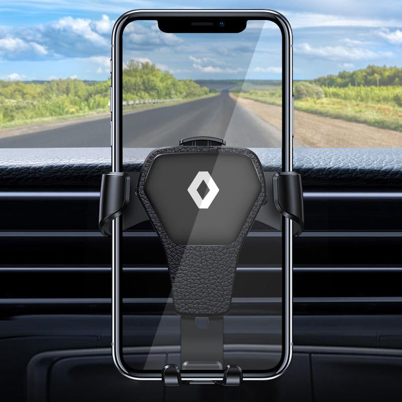 1Pcs Car Phone Holder Vent Bracket GPS Navigation Mobile For Renault Dacia Megane 2 3 Duster Logan Clio 4 Scenic 2 Captur