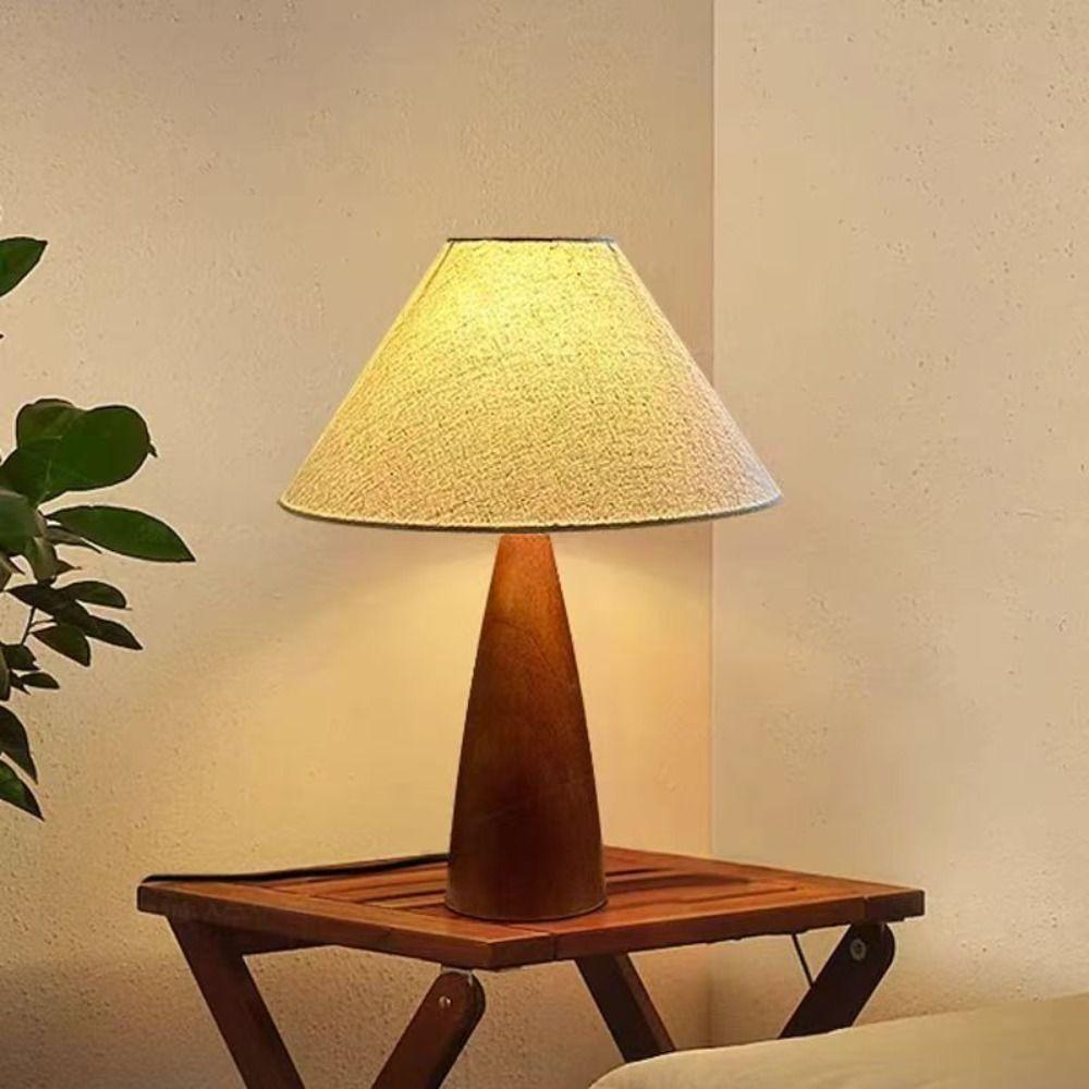 Creative Fabric Lampshade Lamp Modern Desk Lamp Indoor Decor Atmosphere Light  Dining Room