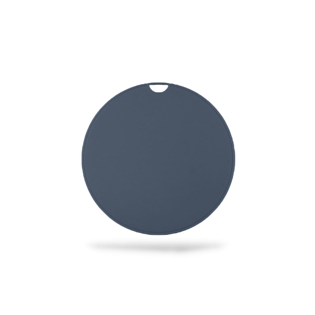 

RegiPro b Round Silicone Trivet, Heat-Resistant, Non-Slip, 16cm x 0.8cm Thick, GR-01, Dark Gray