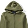 Polo Ralph Lauren Jacket FW25 Logo Fleece Hooded Full Zip Long Sleeve Kids Jackets 323799360-053