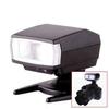 Mini Camera Flash With 2.5mm PC Sync 60° Horizontal Coverage Adjustable Mount For Auxiliary Lighting