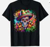 Camiseta Unisex Fiesta Calavera Mexicana Cinco De Mayo 5 De Mayo