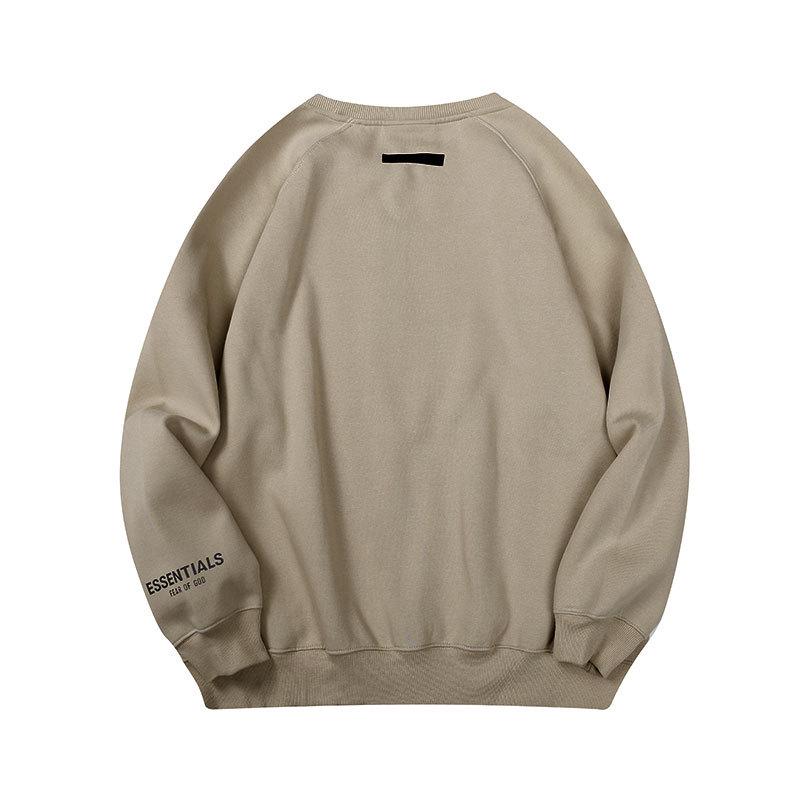 FOG ESSENTIALS Unisex Ronde Hals Sweatshirt - Stijlvol, Losse Pasvorm