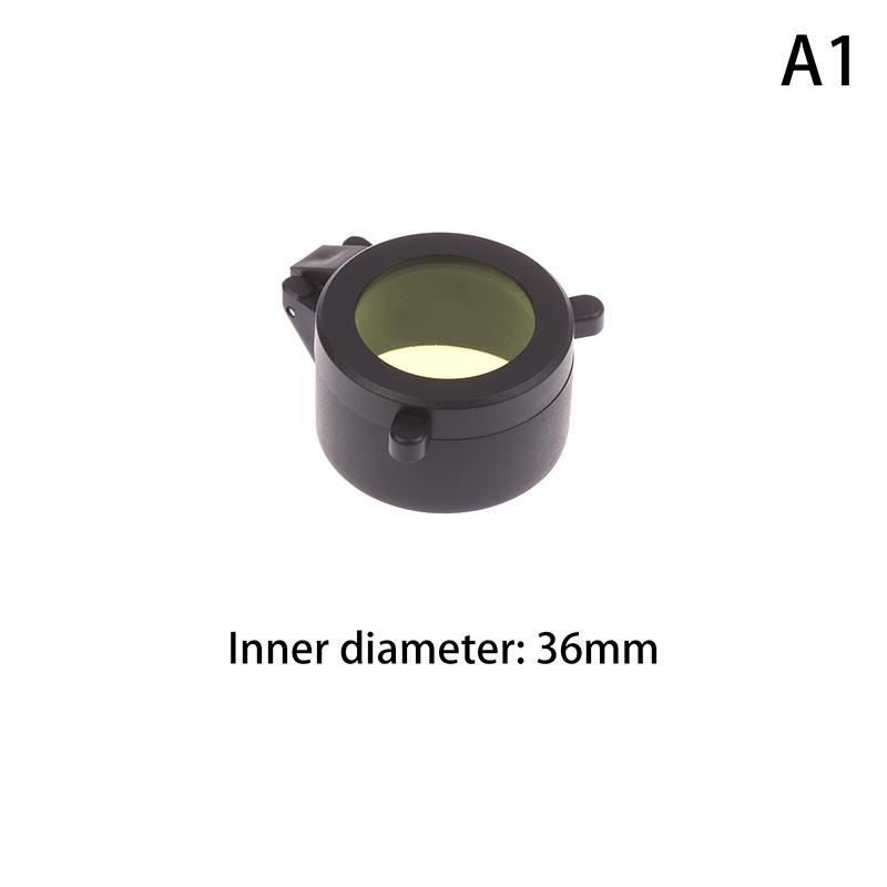 Rifle Scope Lens Cover Spring Up Quick Flip Openning Lens Dustproof Cover Telescope Cap For 36-64Mm Caliber Hunting Riflescopes