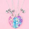 Bff Friendship Necklace, Magnetic Attraction Heart Necklace, Magnetic Necklace Set, Jewelry