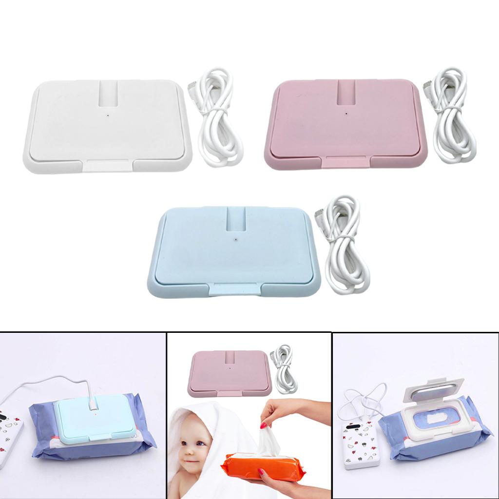 Compact Baby Wipe Warmer Napkin Heating Box Baby Wipes Heater Baby Wet Wipes Dispenser Baby Wipes Warmer for Home Car Travel
