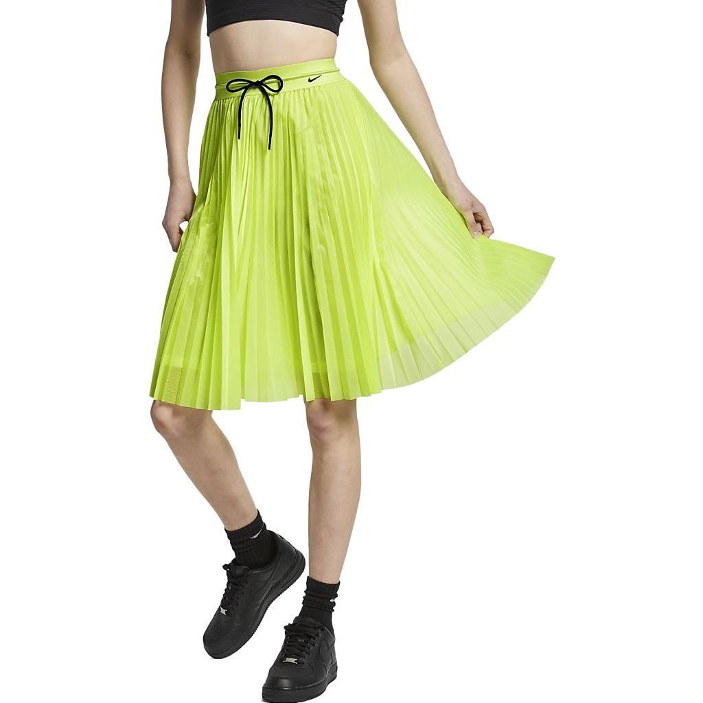 Nike Casual Short Skirts Women's Neon Yellow AV8286-716