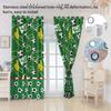 World Cup Football Pattern Blackout Curtain for Boys' Bedroom - High Heat Insulation, Custom Size Available