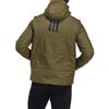 adidas Logo Printed Pattern Hooded Long Sleeve Cotton Jacket Men Jacket Green HG6271
