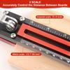 Gecko Siding Tool Aluminium Alloy slide mounting gauge adjustable gecko siding measuring tool Multi-Functional Handyman Tool