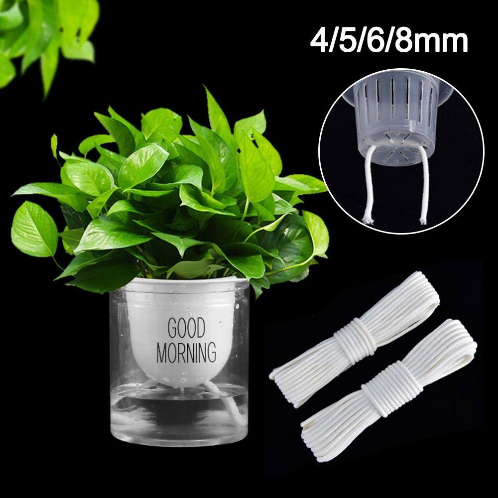 Drip Irrigation Hydroponic Self Wick 4/5/6/8mm Watering Wick Cord Absorbent Cotton Rope  for Plants