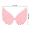 30Pcs Glitter Angel Wing Craft Supplies Textured Angle Wings For Diy Cake Topper Cupcake Decoration Sewing Patch Jewelry