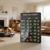 Large Magnetic Pet Feeding Monitor Board Durable Wood Composite Clear Indicators For Daily and Weekly Tracking