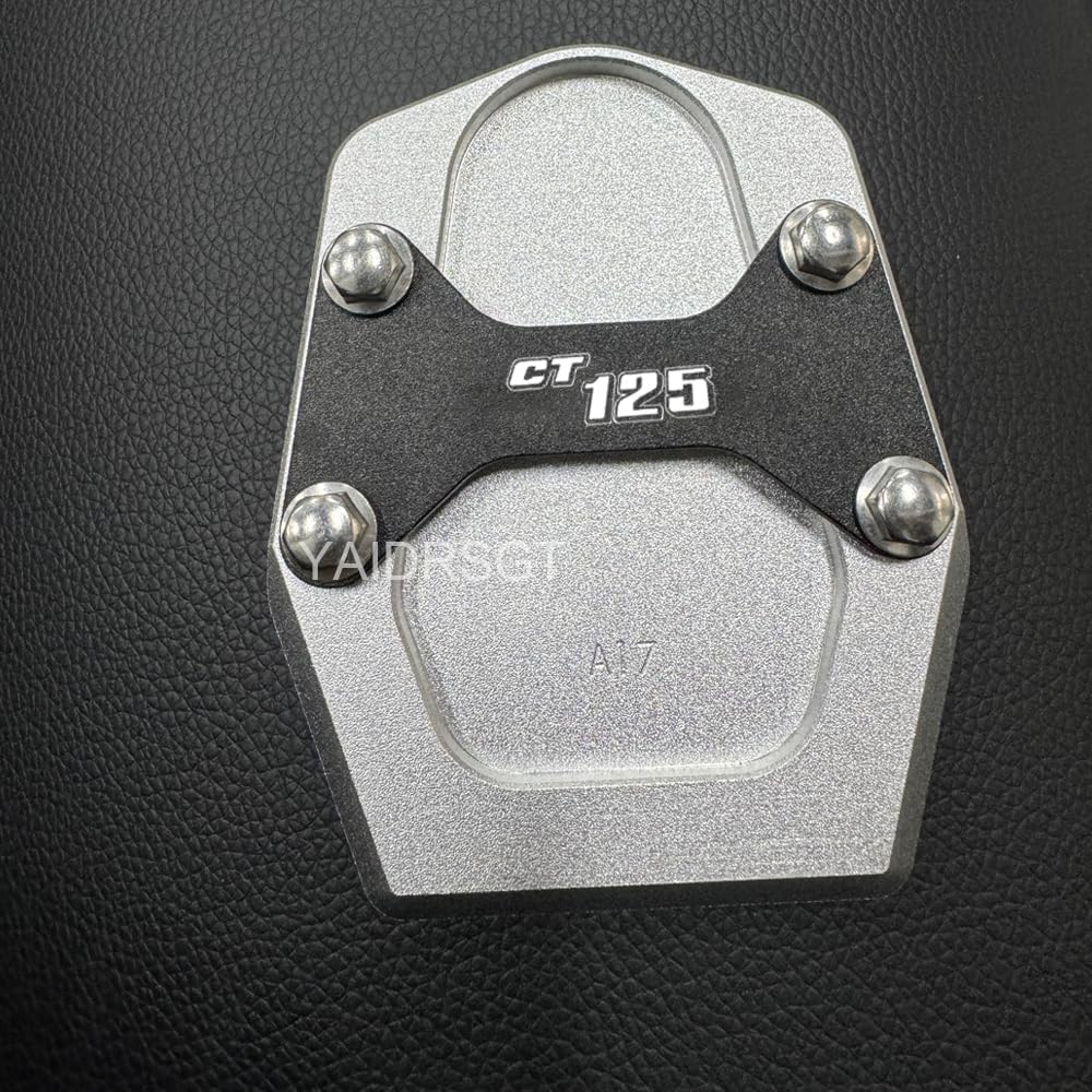 For Honda CT125 Hunter Cub) JA65) 2023-2024 Trail 125) JA65) 2023-2024 Motorcycle Kickstand Motorcycle Side Bracket Motorcycle Side Bracket Pad