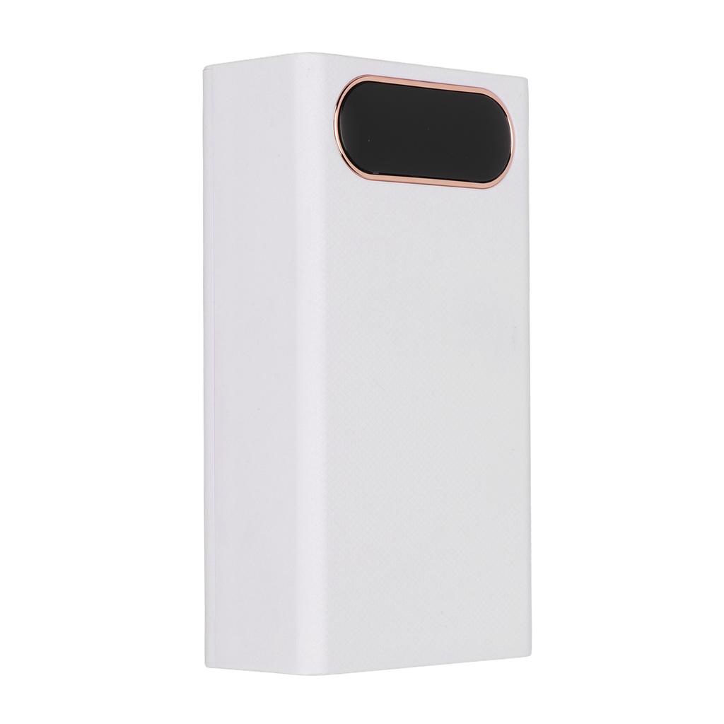 10W   18650 Portable Power Bank Case L12 Mobile Battery   12 Batteries Capacity with 2 LED Lights LCD Display