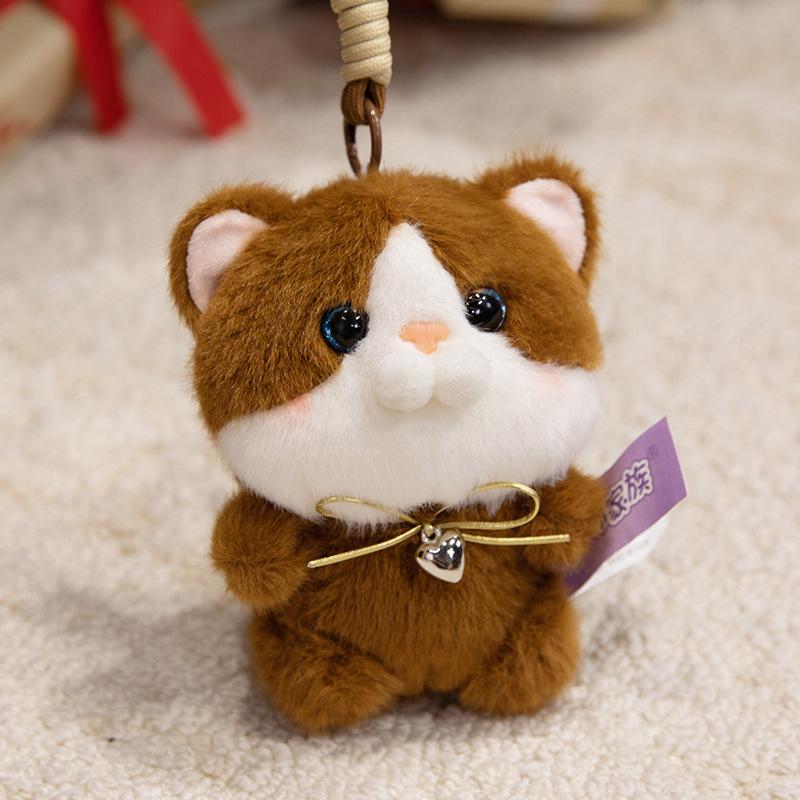 Cute cute kitten doll plush toy cat doll girl bag keychain pendant rag doll