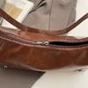 Women Retro Rivet Shoulder Bag PU Leather Metal Stud Handbag Large Capacity Vintage Casual Handbags Ladies Work Bag