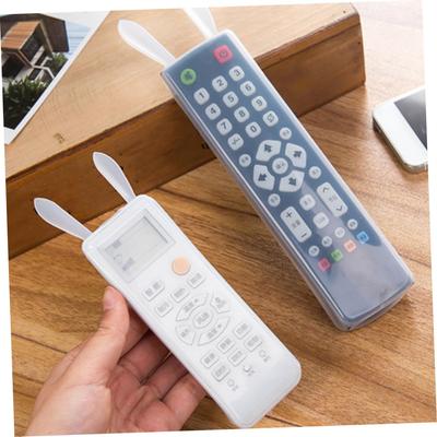 3PCS Luminous Silicone Remote Control Cover, Rabbit Ears Dustproof Anti-Fall Protective Case for TV and Air Conditioner Remotes