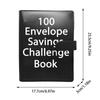 111 Envelope Challenge Binder, Easy Cash Budget Organizer with Envelopes, Money Saving System for Financial Planner Home Office