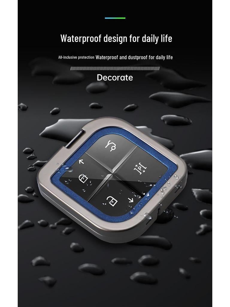 Lynk & Co 08 Schlüsselhülle 2023: Metall-Schnallen-Schutzhülle für 08EMP-Fernbedienung