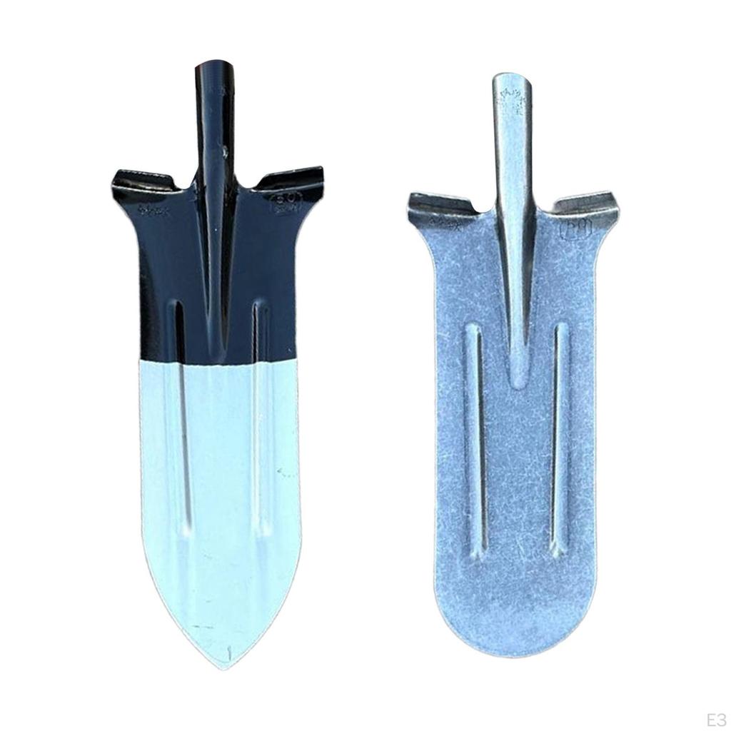 Garden Digging Spade Replacement Head Carbon Steel Multipurpose Gardening Tool for Courtyard, Snow