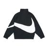 Nike Large Logo Print Zip-Up Casual Long Sleeve Jacket Men Jackets Black DV1363-010
