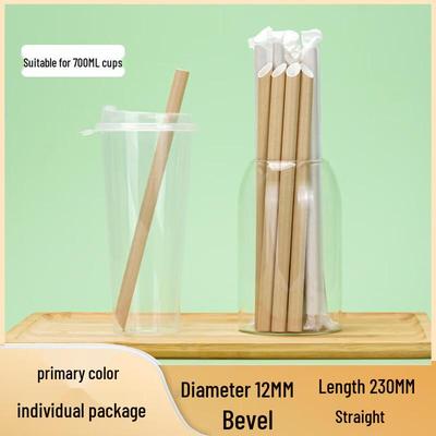Individually Wrapped Biodegradable Paper Drinking Straws