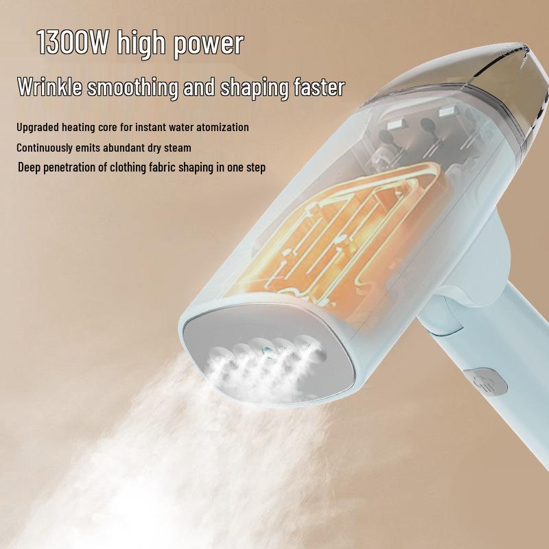 Compact Handheld Garment Steamer: Portable Foldable Iron for Home & Dorm Use, Constant Temperature Clothes Steaming, Mini Electric Iron.