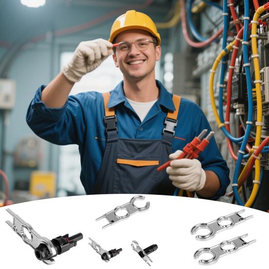 Portable M-C4 Assembly Wrench Connecting Disconnecting M-C4 Electrical Connectors Robust Photovoltaic Cable Solar Connector Tool