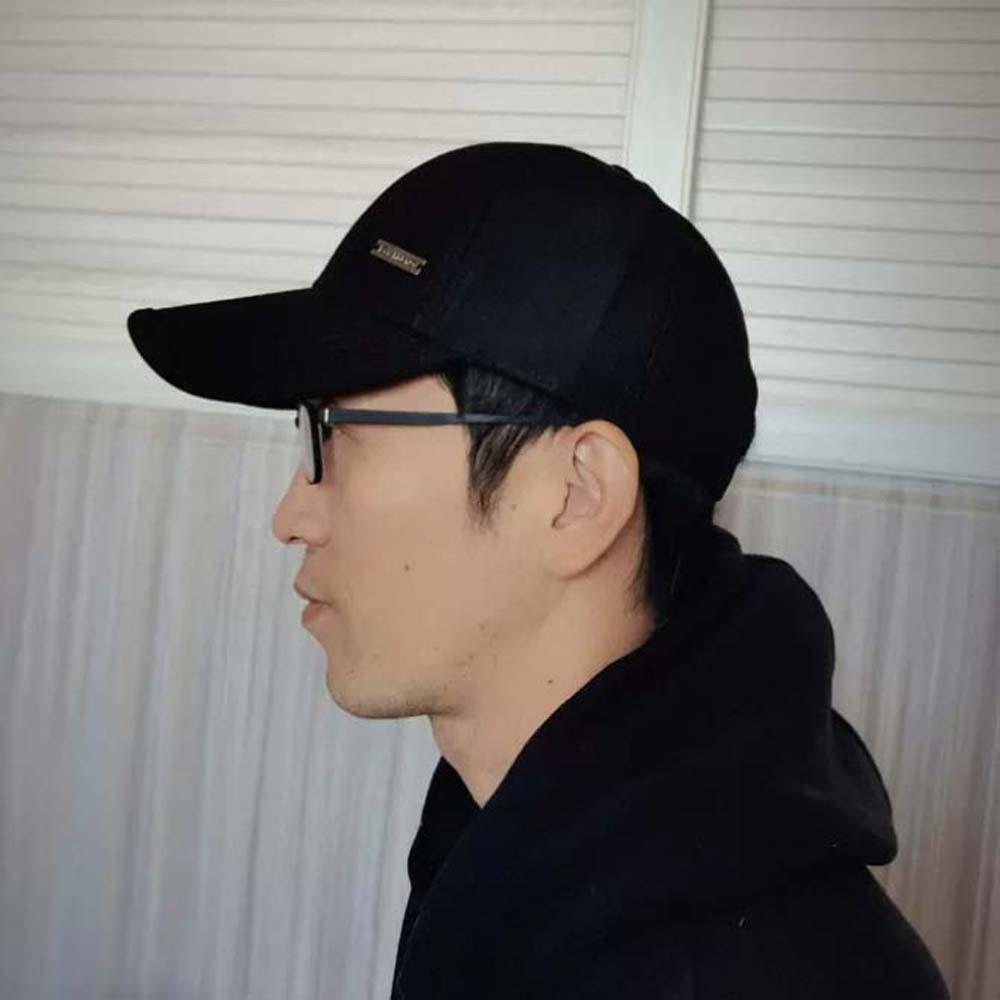 Sunscreen Solid Color Baseball Cap Adjustable Simple Sunshade Casquette Men Peaked Hat  Sports