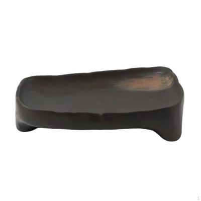 Fruit Serving Footed Tray Faux Wood with Legs Irregular for Minimalist Decor Fans, Living