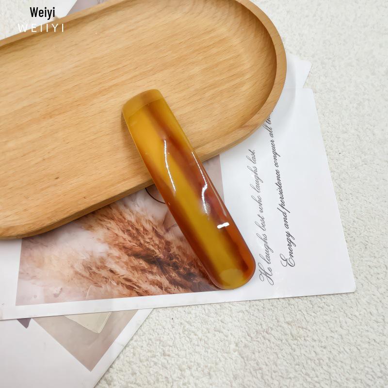 Retro High-Class Acetate Spring Clip for Versatile Women's Updo & Ponytail Hair Styling