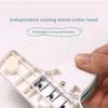 3 Hole Punch, Loose-leaf Punch for A8 Mini/A7/A7 Pocket/A6/A6 Personal/A5 Size 8-sheet Capacity Notebook Scrapbooking