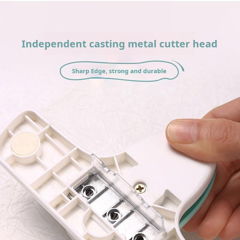 3 Hole Punch, Loose-leaf Punch for A8 Mini/A7/A7 Pocket/A6/A6 Personal/A5 Size 8-sheet Capacity Notebook Scrapbooking
