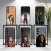 Singer Teyana Taylor Phone Case For Samsung Galaxy A73,A72,A71,A70,A53,A52,A51,Others Soft Black Cover
