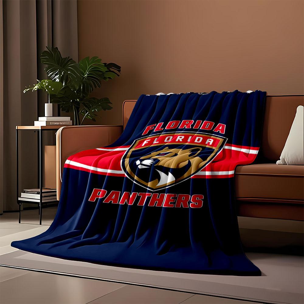 Florida Panthers Logo Blanket Print Blanket Soft and Cozy Perfect for the Living Room Bed Sofa or a Nap,gift